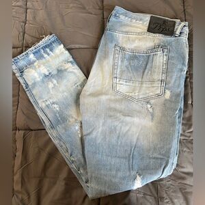 PRPS Light Blue Distressed Men Jeans